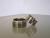 Titanium trouwringen ingelegd met fijnzilver en een diamant