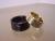 Witgouden en zirkonium trouwringen met diamant