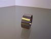 Titanium ring ingelegd met geelgouden banden