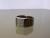 Titanium ring met bedrijfslogo gravure 